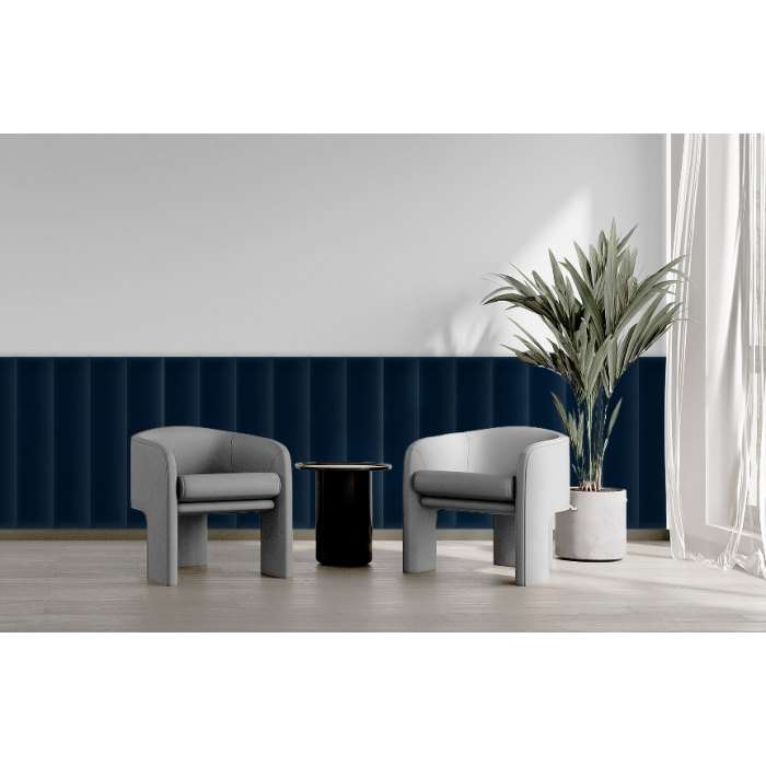 Polsterpaneel Magic Velvet Granatblau